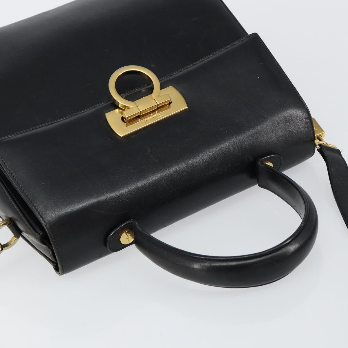 Salvatore Ferragamo Salvatore Ferragamo Gancini Convertible Top Handle Leather Size ONE SIZE - 18 Thumbnail