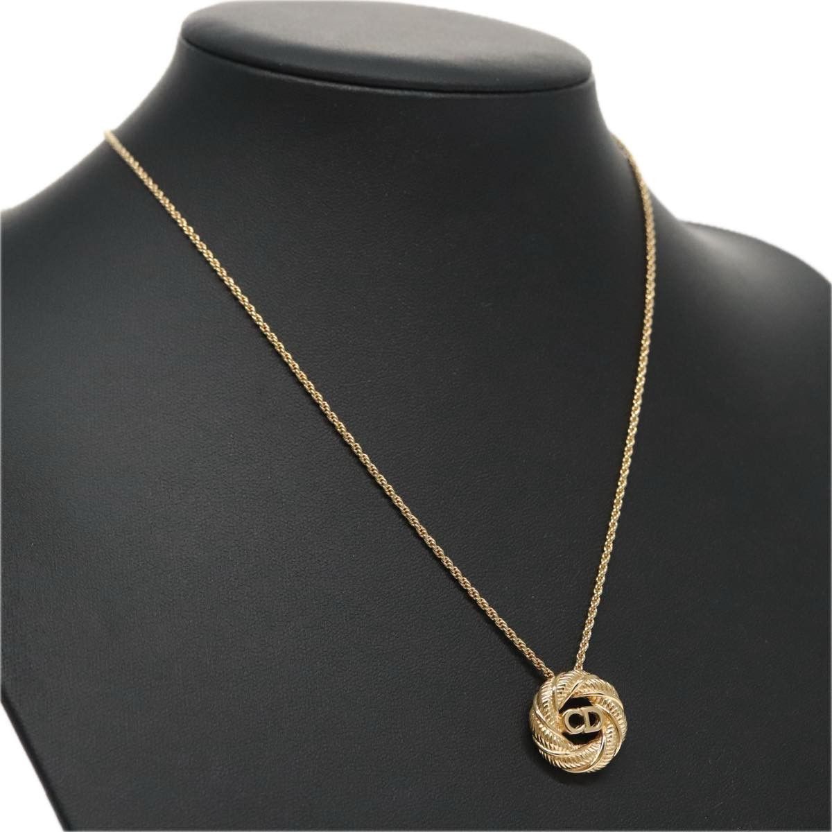 Dior Christian Dior CD Pendant Necklace Metal Size ONE SIZE - 5 Thumbnail