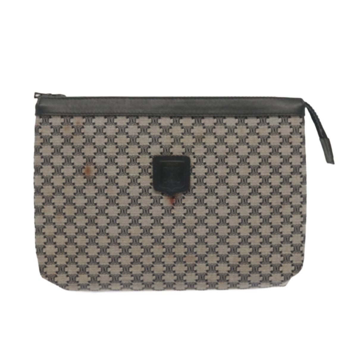 Celine Celine Macadam Pochette Canvas and Leather Size ONE SIZE - 15 Thumbnail