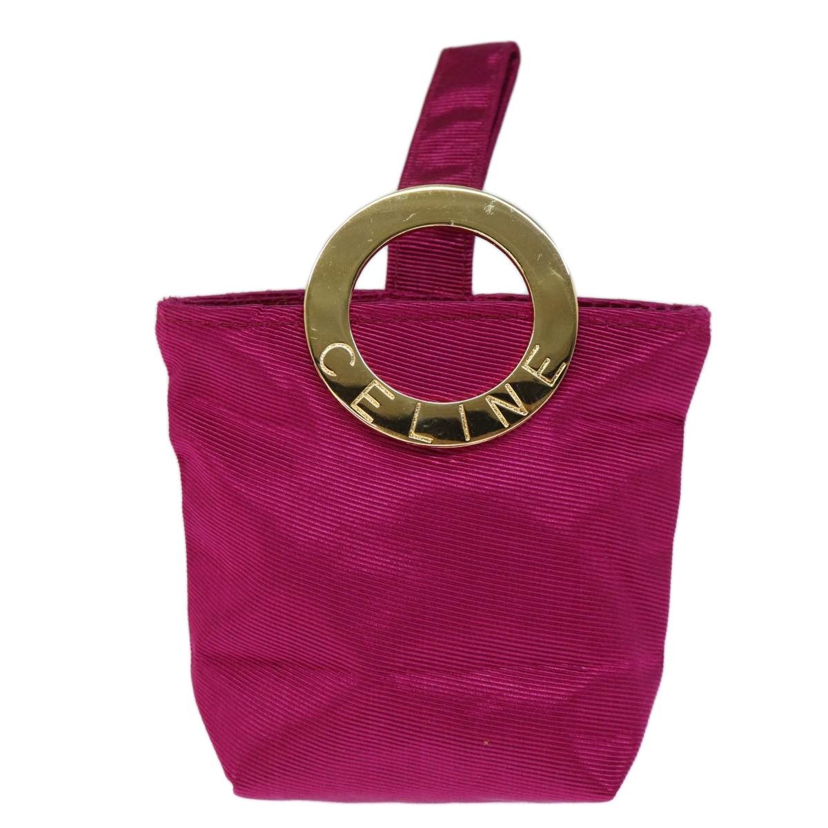 Celine Celine Circle Logo Pouch Nylon Size ONE SIZE - 16 Thumbnail