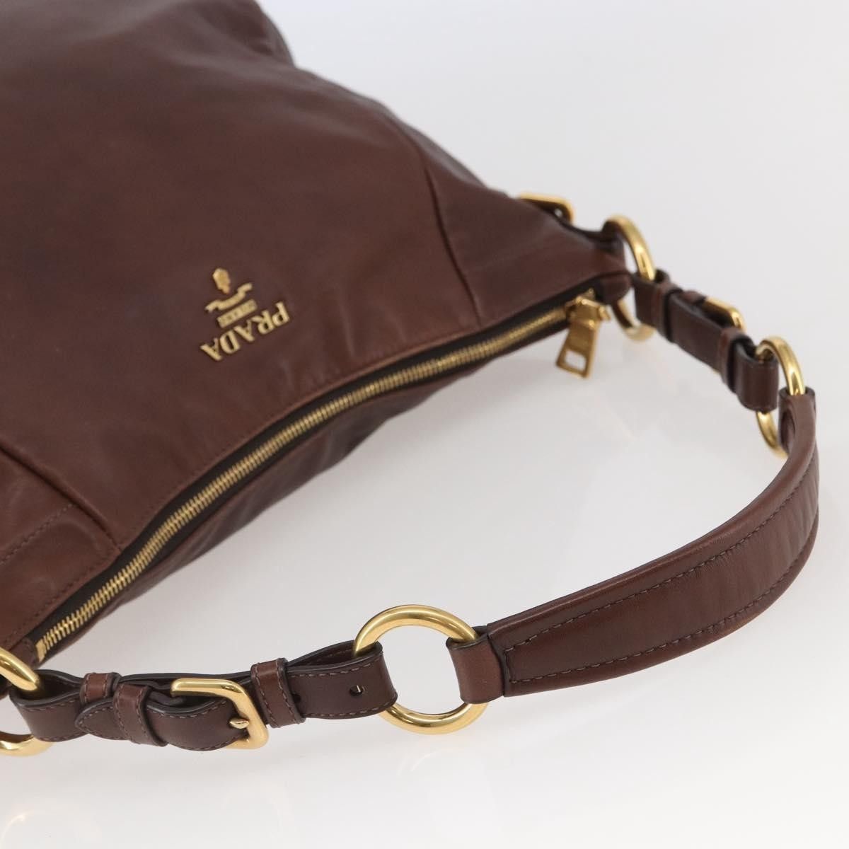 Prada Prada Zip Top Hobo Vitello Daino Size ONE SIZE - 8 Thumbnail