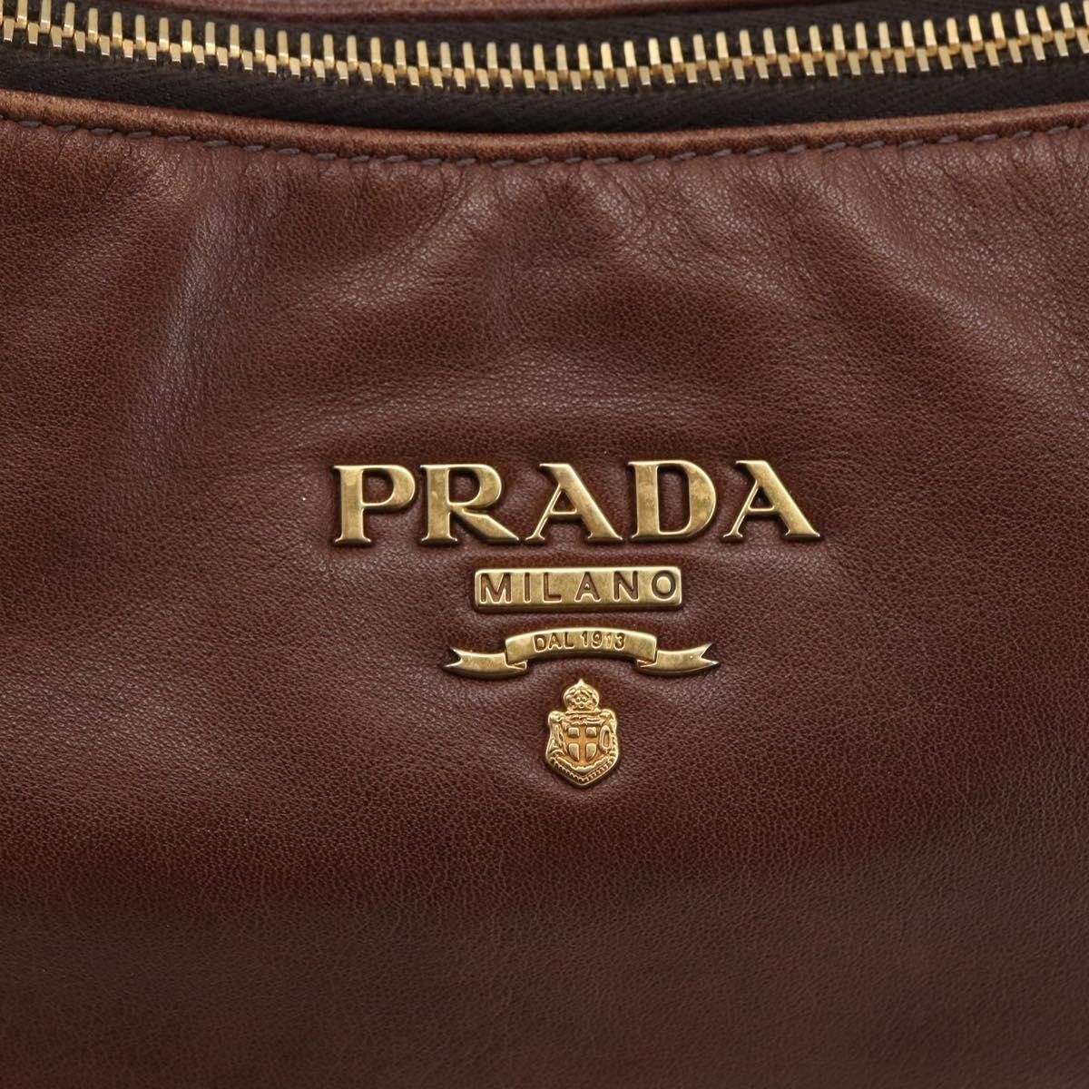 Prada Prada Zip Top Hobo Vitello Daino Size ONE SIZE - 17 Thumbnail