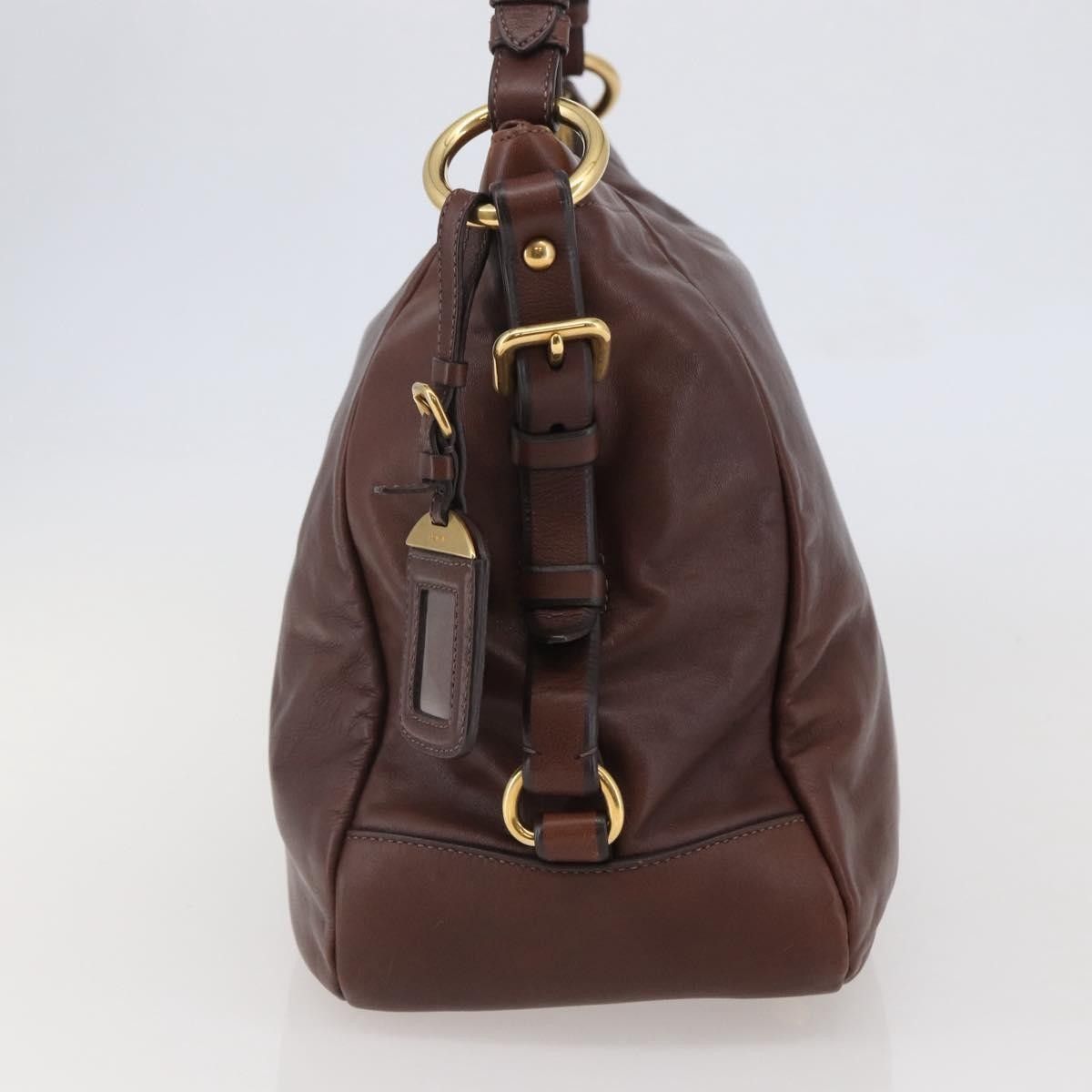 Prada Prada Zip Top Hobo Vitello Daino Size ONE SIZE - 4 Thumbnail