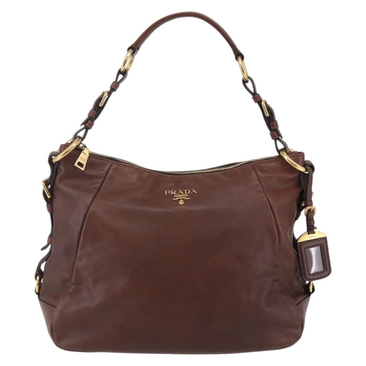 Prada Prada Zip Top Hobo Vitello Daino Size ONE SIZE - 15 Thumbnail