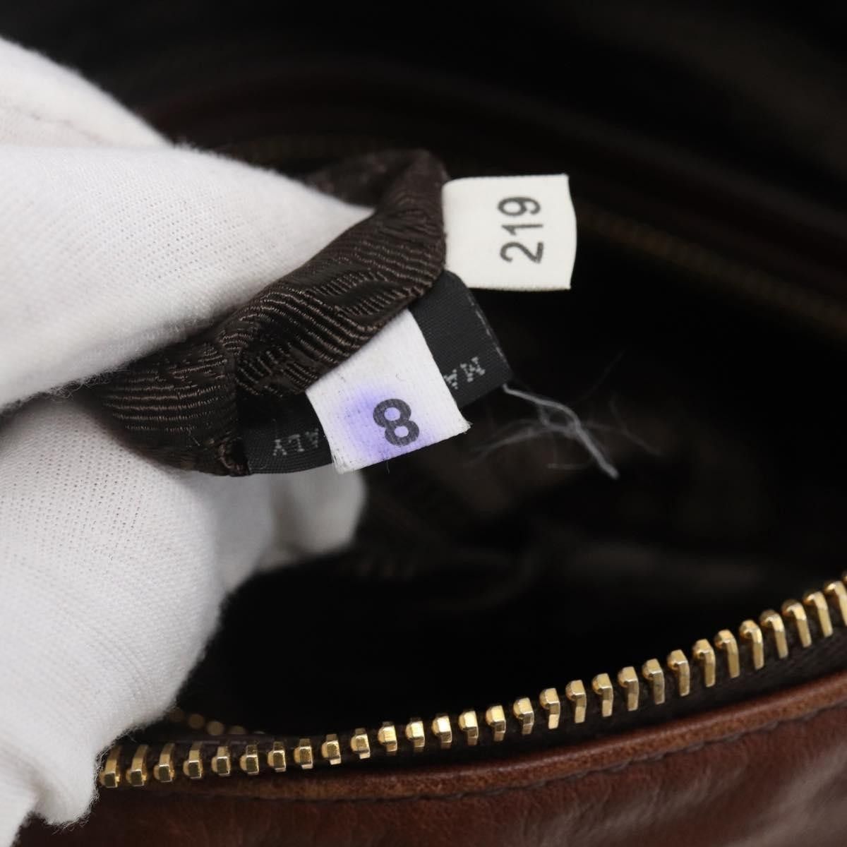 Prada Prada Zip Top Hobo Vitello Daino Size ONE SIZE - 7 Thumbnail