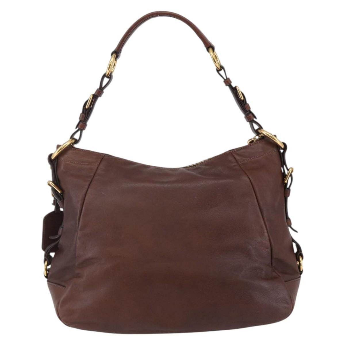 Prada Prada Zip Top Hobo Vitello Daino Size ONE SIZE - 2 Thumbnail
