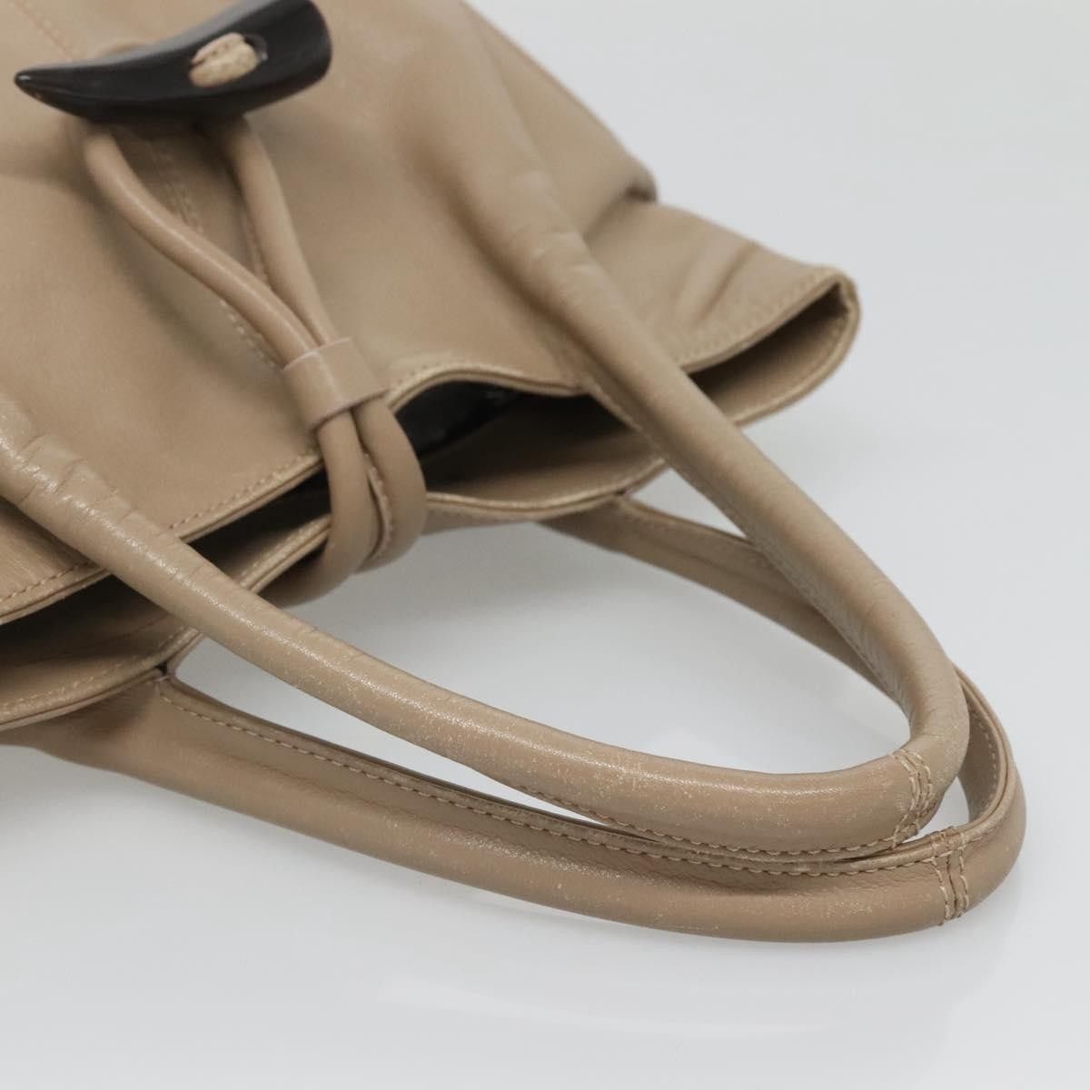Burberry Burberry Horn Toggle Tote Leather Size ONE SIZE - 8 Thumbnail