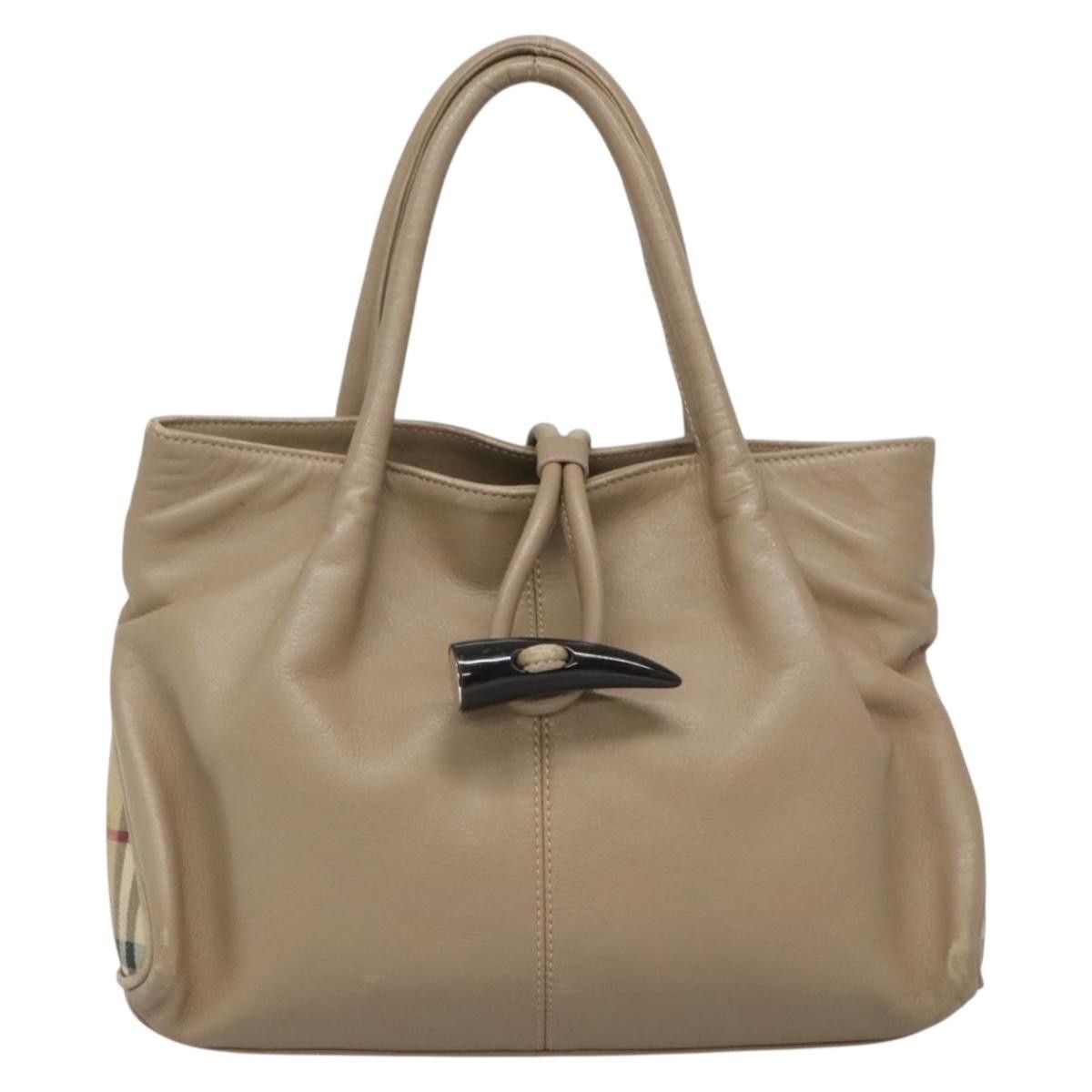 Burberry Burberry Horn Toggle Tote Leather Size ONE SIZE - 18 Thumbnail