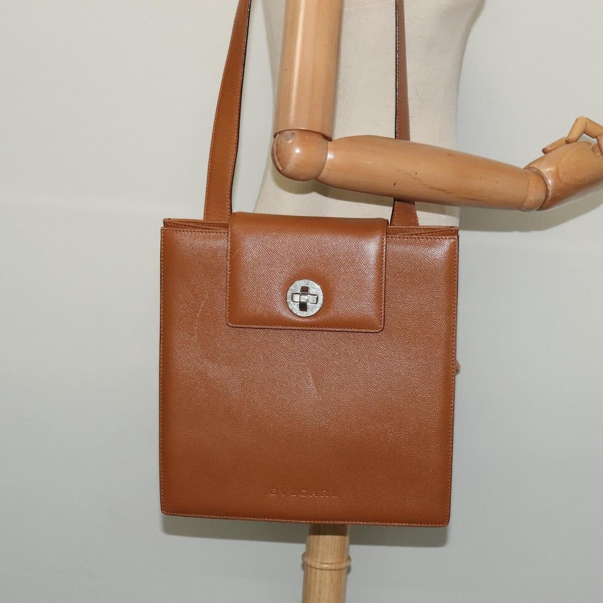 Bvlgari Bvlgari Turnlock Flap Convertible Top Handle Leather Size ONE SIZE - 15 Thumbnail