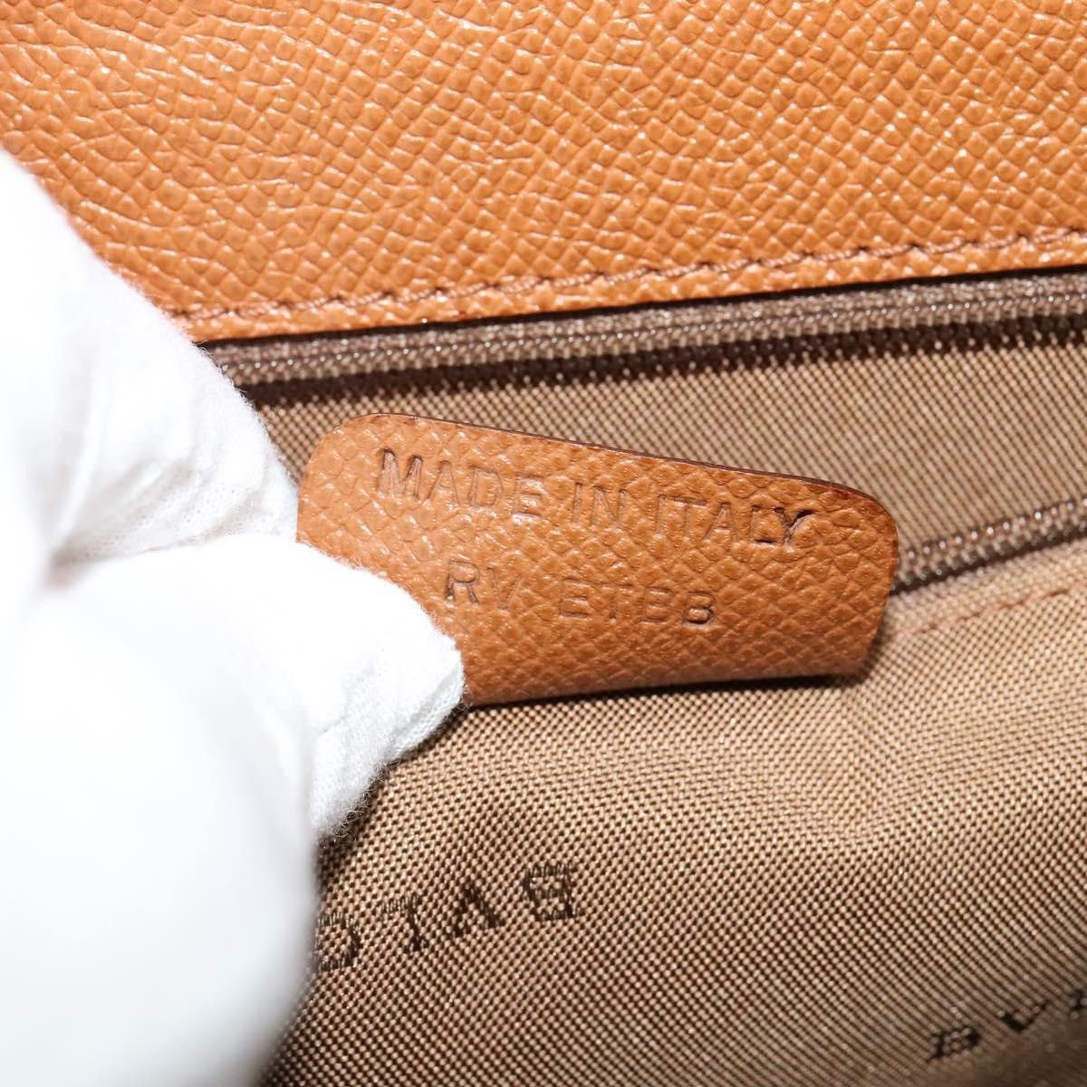 Bvlgari Bvlgari Turnlock Flap Convertible Top Handle Leather Size ONE SIZE - 7 Thumbnail