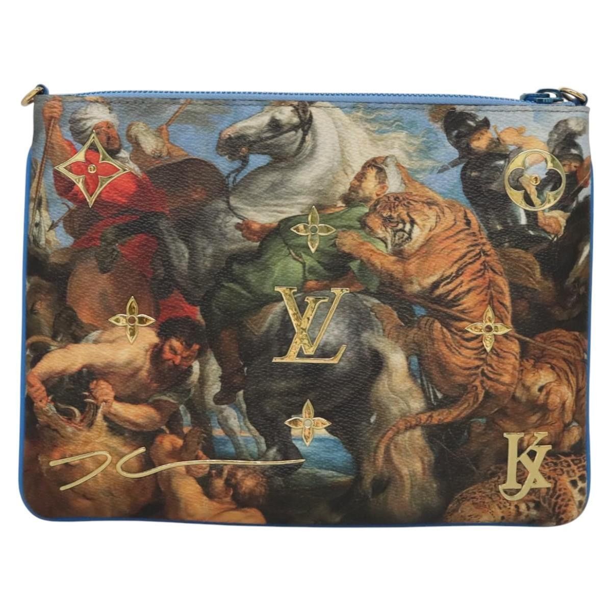Louis Vuitton Louis Vuitton Pochette Clutch Limited Edition Jeff Koons Rubens Print Canvas Size ONE SIZE - 2 Thumbnail