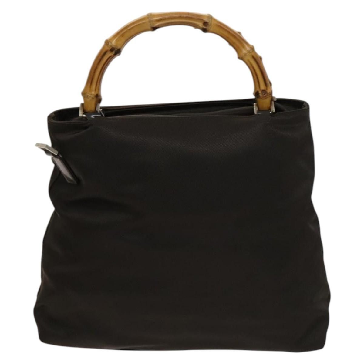Gucci Gucci Vintage Bamboo Handle Bag Nylon Size ONE SIZE - 2 Thumbnail
