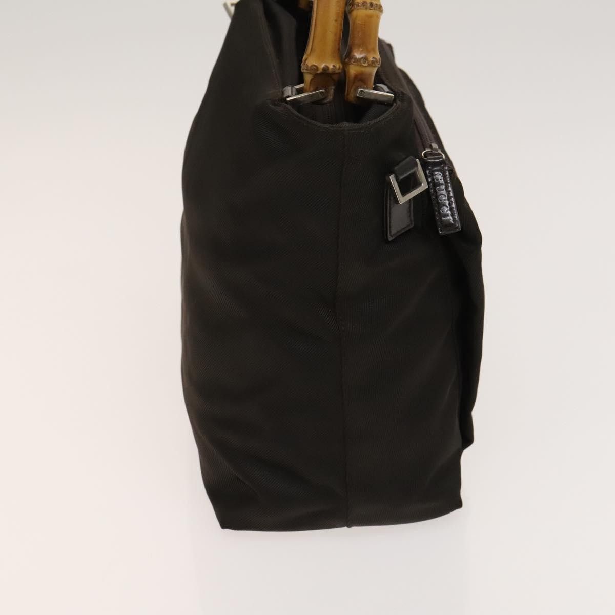 Gucci Gucci Vintage Bamboo Handle Bag Nylon Size ONE SIZE - 4 Thumbnail