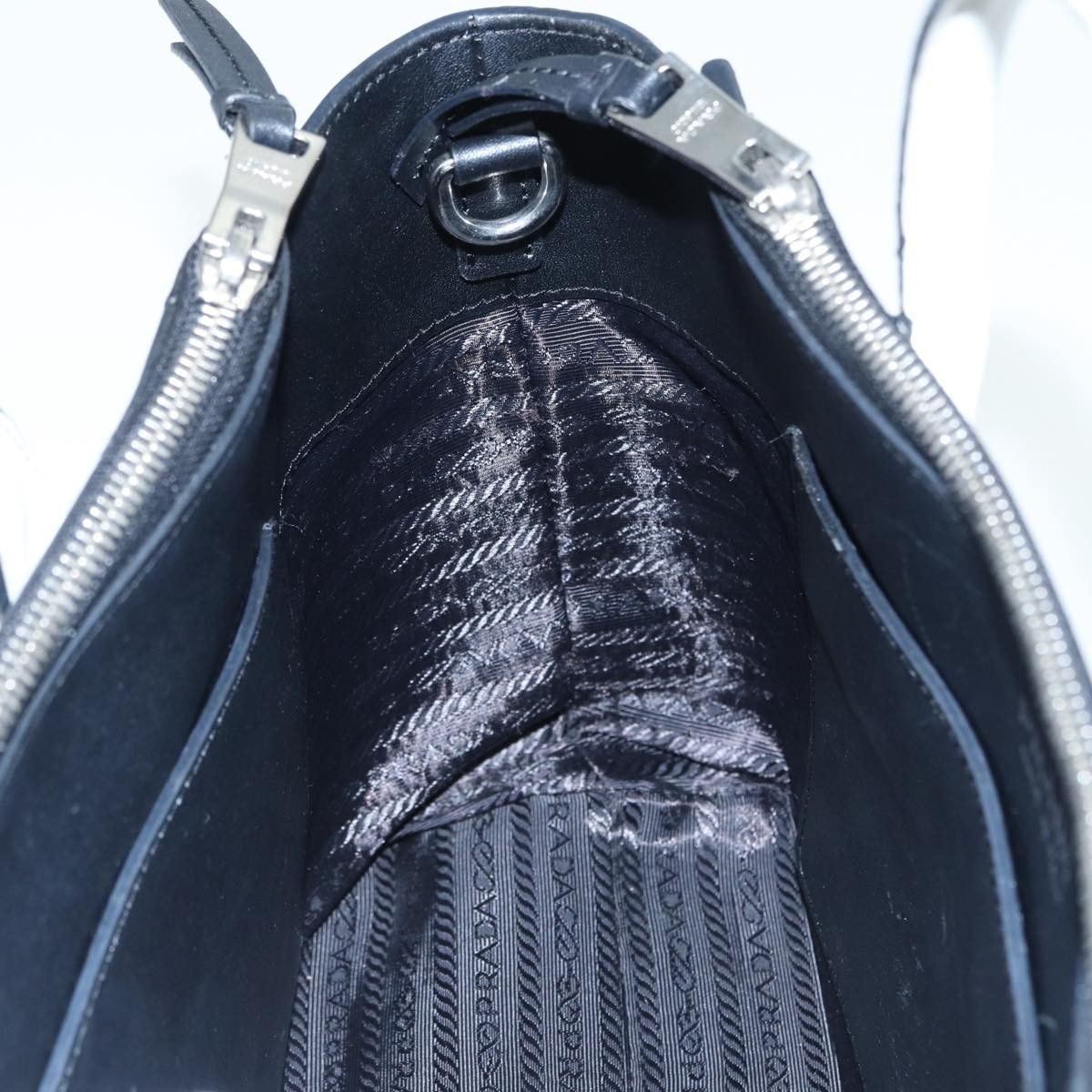Prada Prada Belted Concept Double Zip Tote Calfskin Size ONE SIZE - 22 Thumbnail