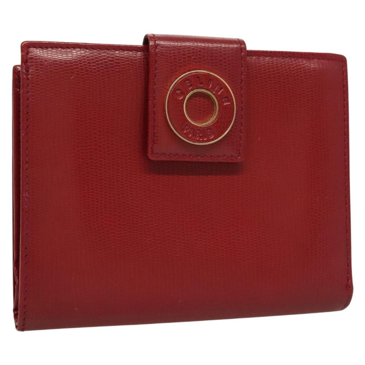 Celine Celine Circle Logo Compact Wallet Leather Size ONE SIZE - 17 Thumbnail