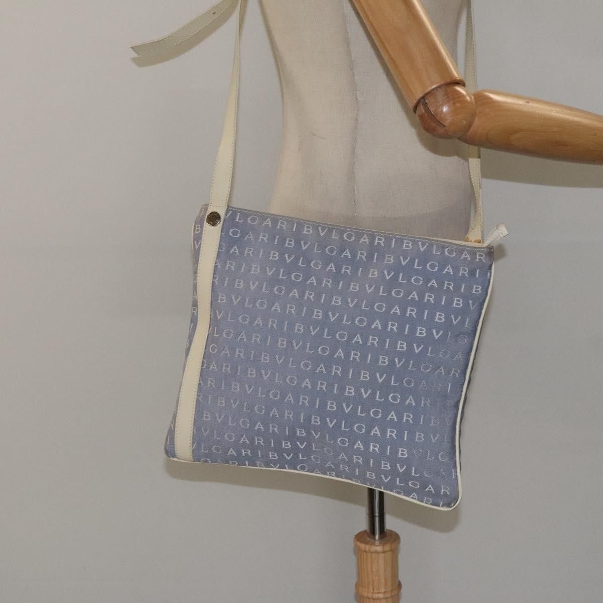 Bvlgari Bvlgari B.Zero1 Logomania Bag Canvas with Leather Size ONE SIZE - 14 Thumbnail