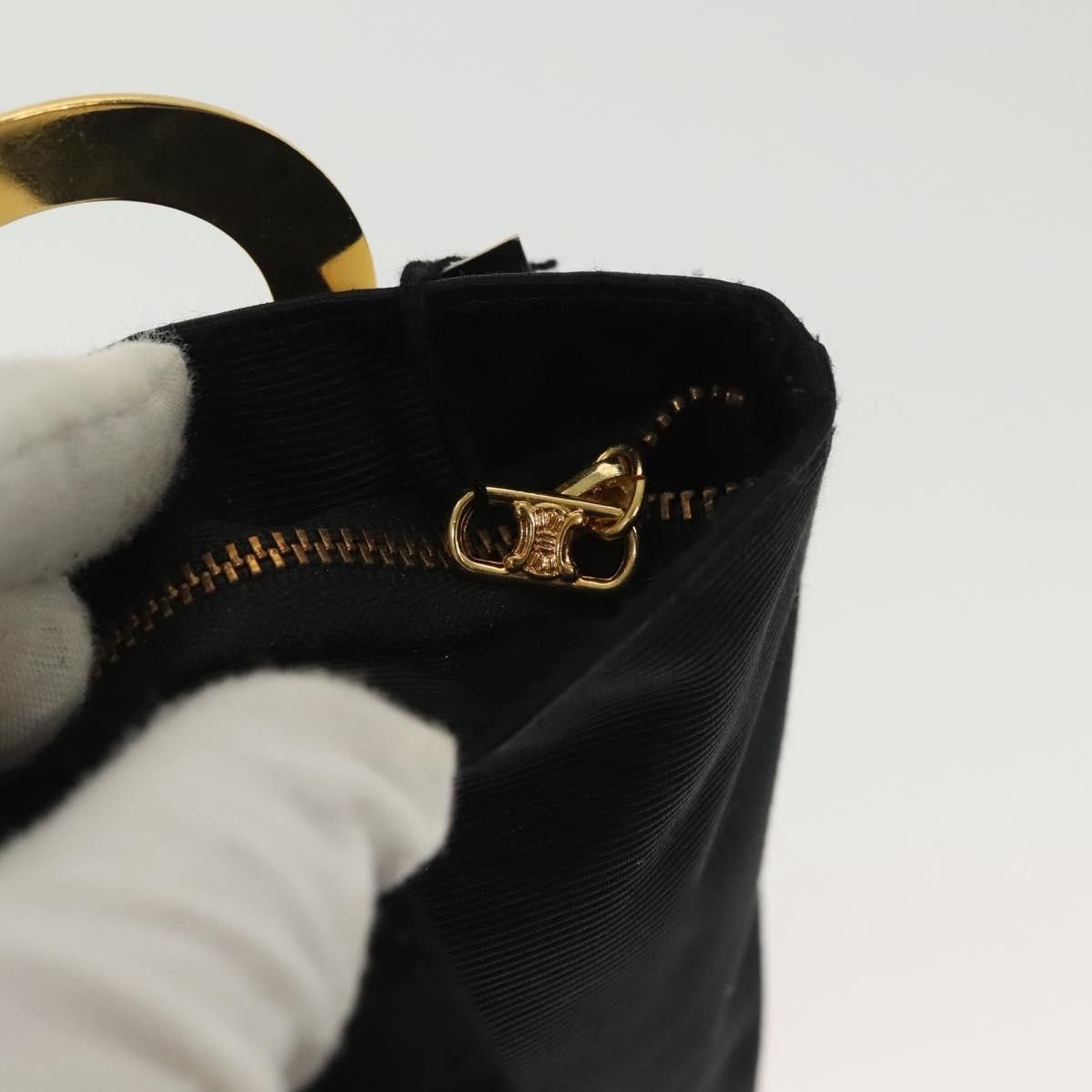 Celine Celine Circle Logo Pouch Nylon Size ONE SIZE - 12 Thumbnail
