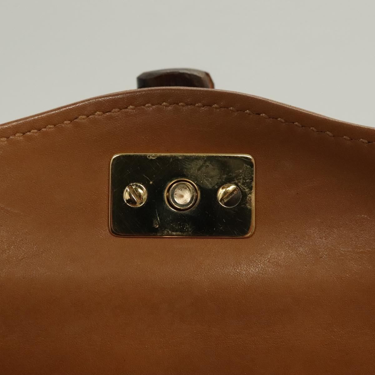 Gucci Gucci Vintage Convertible Bamboo Box Crossbody Bag Leather Size ONE SIZE - 13 Thumbnail