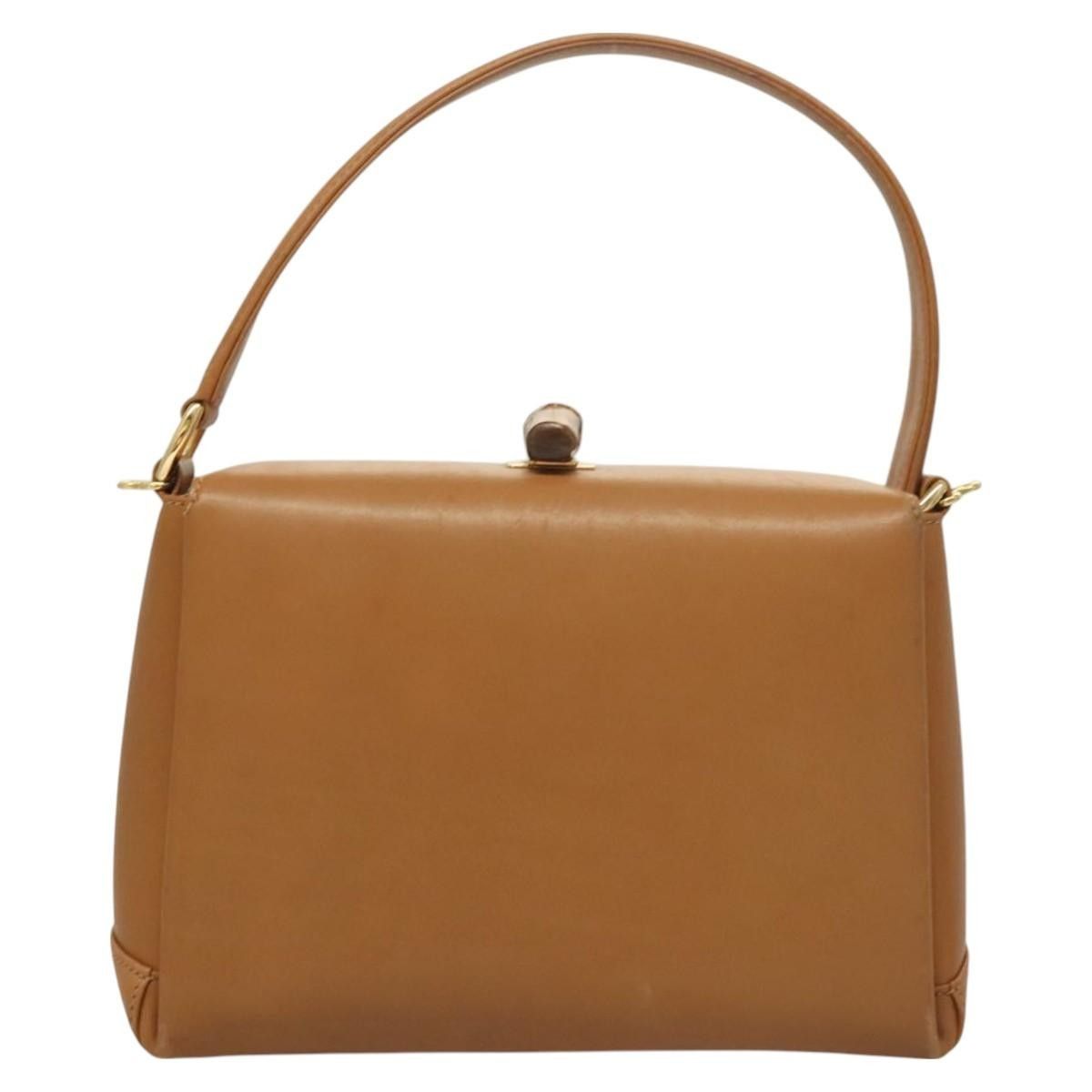 Gucci Gucci Vintage Convertible Bamboo Box Crossbody Bag Leather Size ONE SIZE - 2 Thumbnail