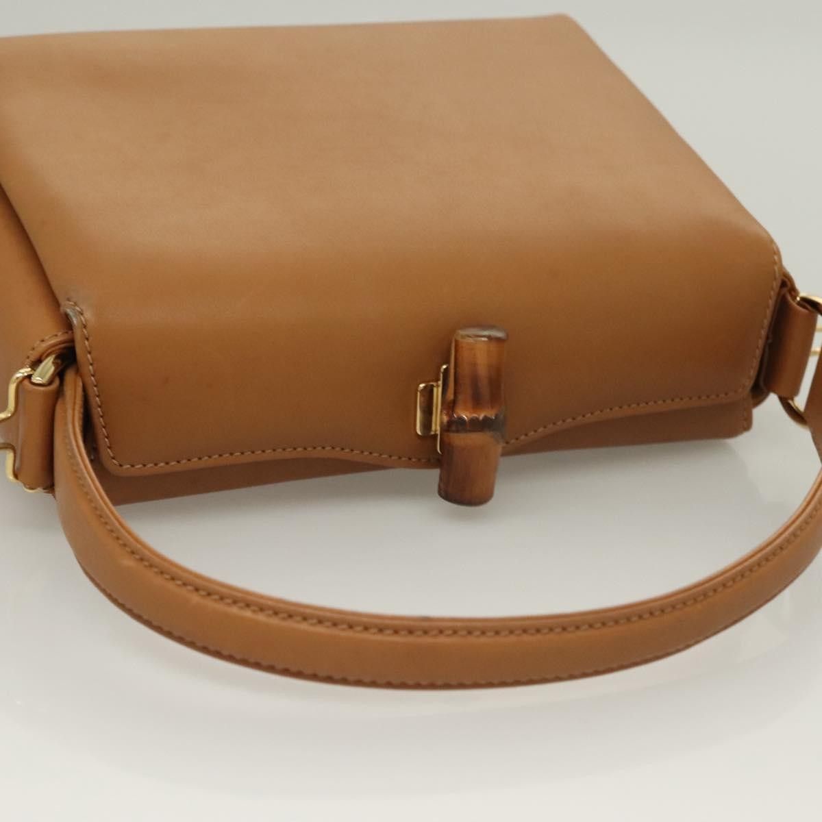 Gucci Gucci Vintage Convertible Bamboo Box Crossbody Bag Leather Size ONE SIZE - 8 Thumbnail