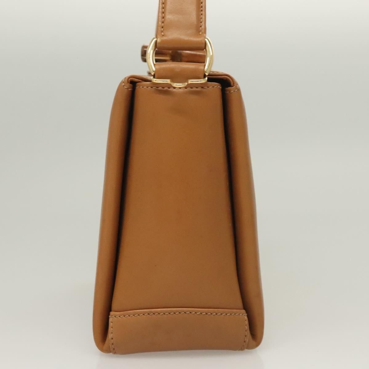 Gucci Gucci Vintage Convertible Bamboo Box Crossbody Bag Leather Size ONE SIZE - 3 Thumbnail