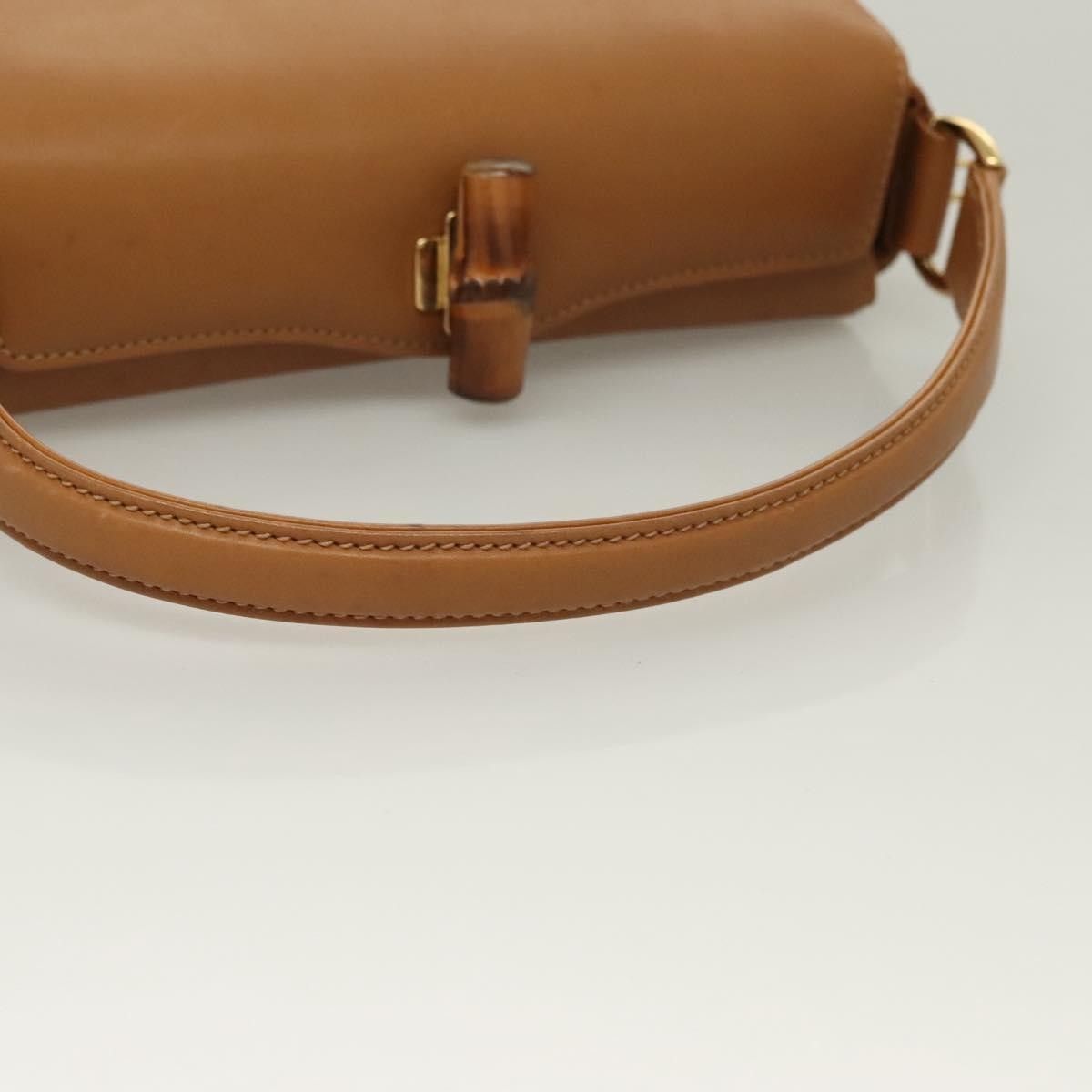 Gucci Gucci Vintage Convertible Bamboo Box Crossbody Bag Leather Size ONE SIZE - 15 Thumbnail