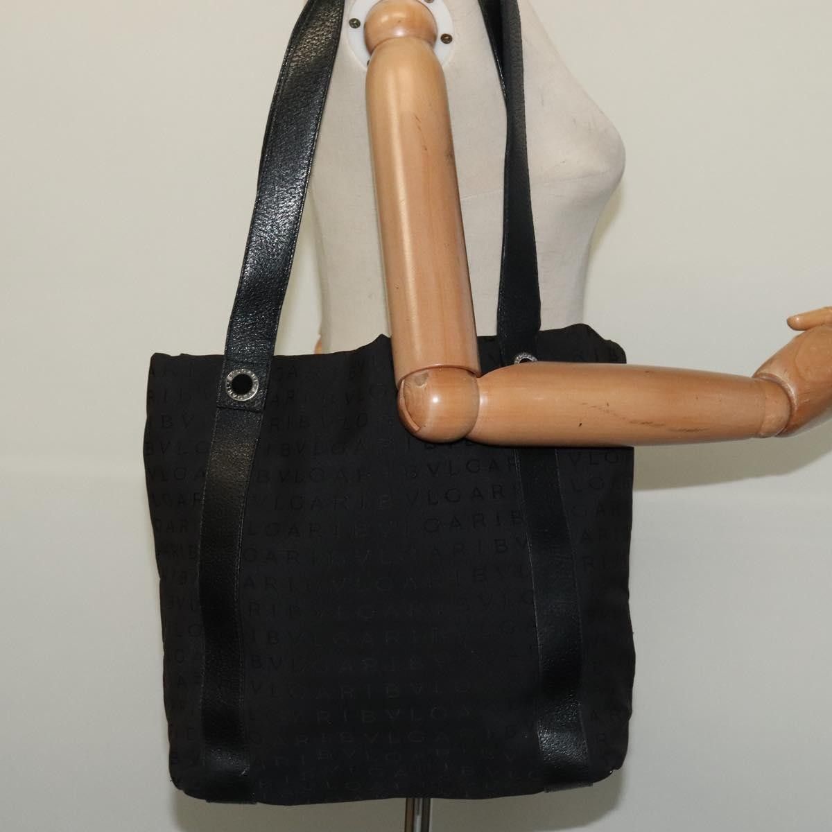 Bvlgari Bvlgari B.Zero1 Logomania Bag Canvas with Leather Size ONE SIZE - 14 Thumbnail