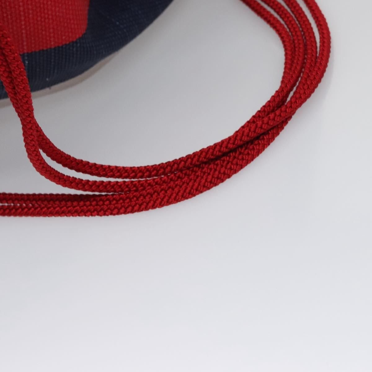 Gucci Gucci Logo Drawstring Backpack Striped Canvas Size ONE SIZE - 15 Thumbnail
