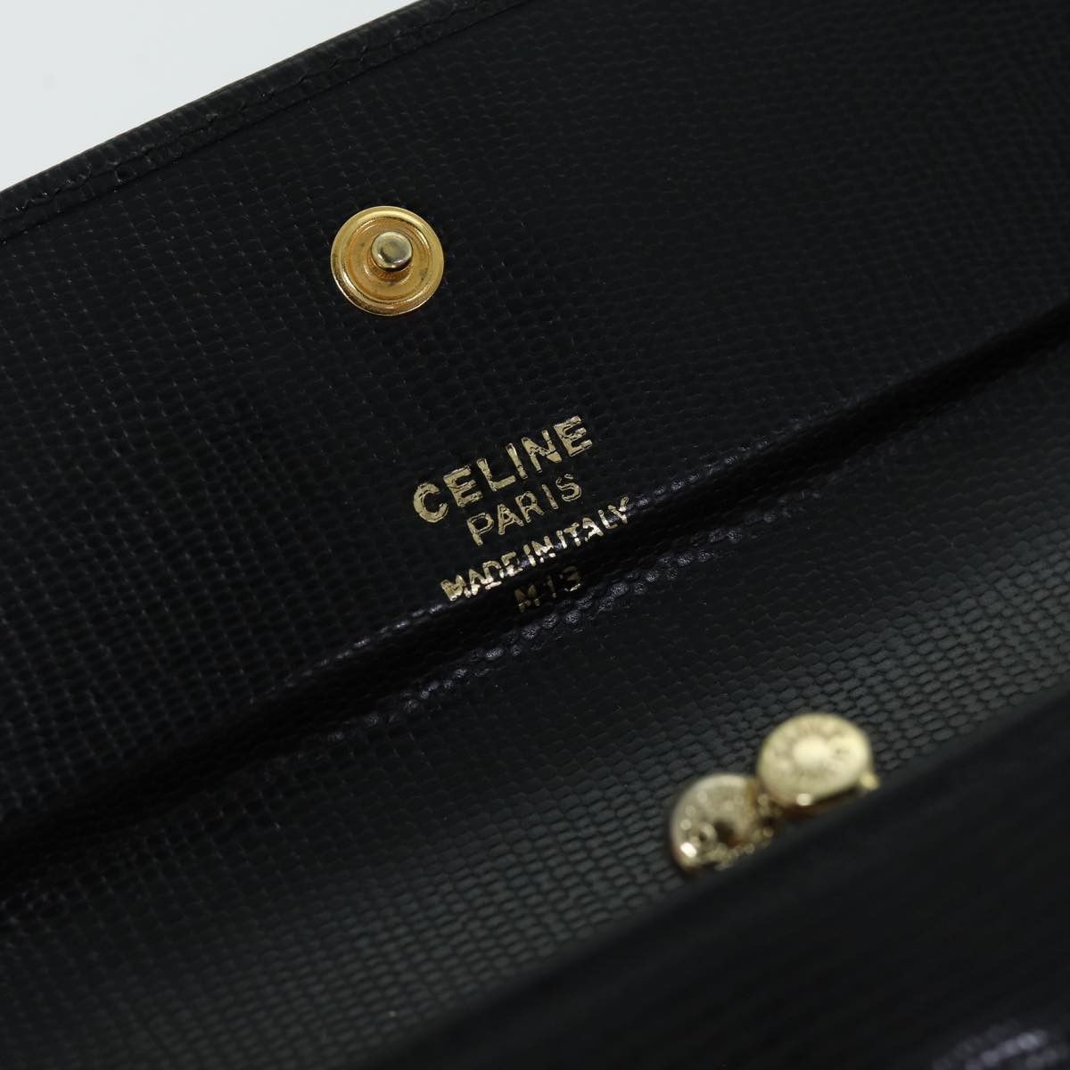 Celine Celine Circle Logo Compact Wallet Leather Size ONE SIZE - 6 Thumbnail