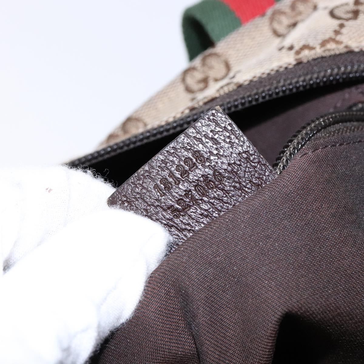 Gucci Gucci Web Zip Tote GG Canvas Size ONE SIZE - 6 Thumbnail