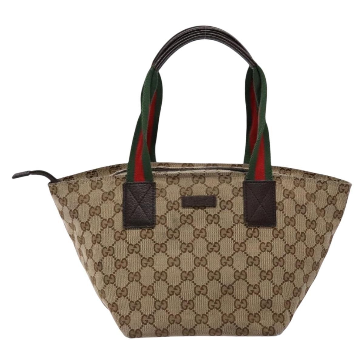 Gucci Gucci Web Zip Tote GG Canvas Size ONE SIZE - 18 Thumbnail