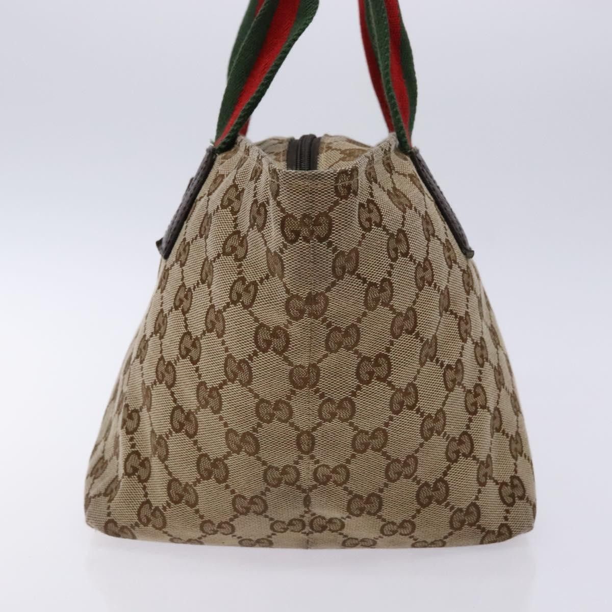 Gucci Gucci Web Zip Tote GG Canvas Size ONE SIZE - 4 Thumbnail