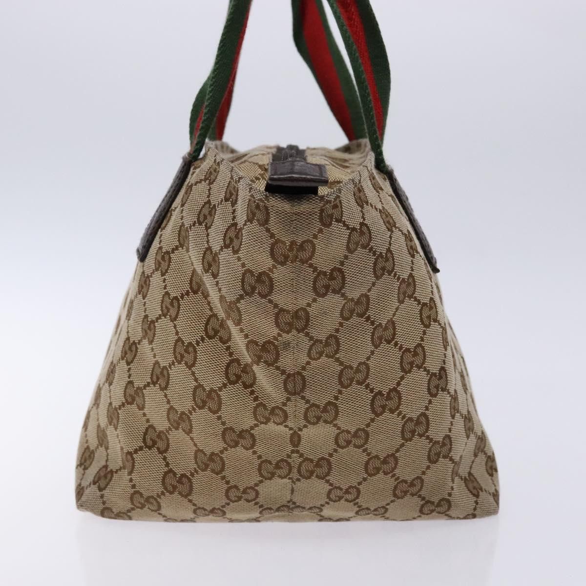 Gucci Gucci Web Zip Tote GG Canvas Size ONE SIZE - 3 Thumbnail