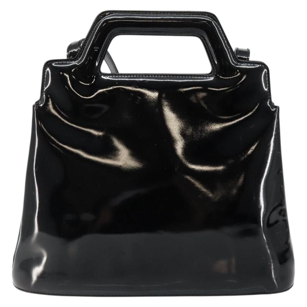 Salvatore Ferragamo Salvatore Ferragamo Wanda Patent Leather Size ONE SIZE - 2 Thumbnail
