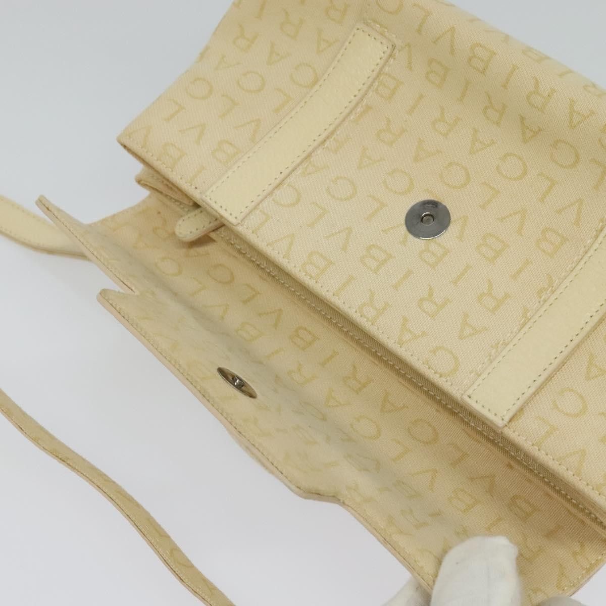 Bvlgari Bvlgari B.Zero1 Logomania Bag Canvas with Leather Size ONE SIZE - 18 Thumbnail