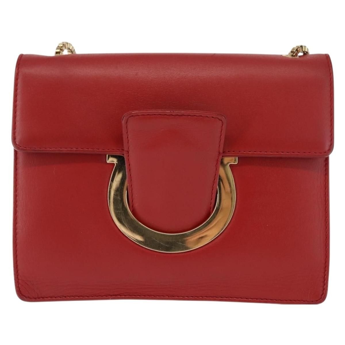 Salvatore Ferragamo Salvatore Ferragamo Thalia Shoulder Bag Leather Size ONE SIZE - 24 Thumbnail