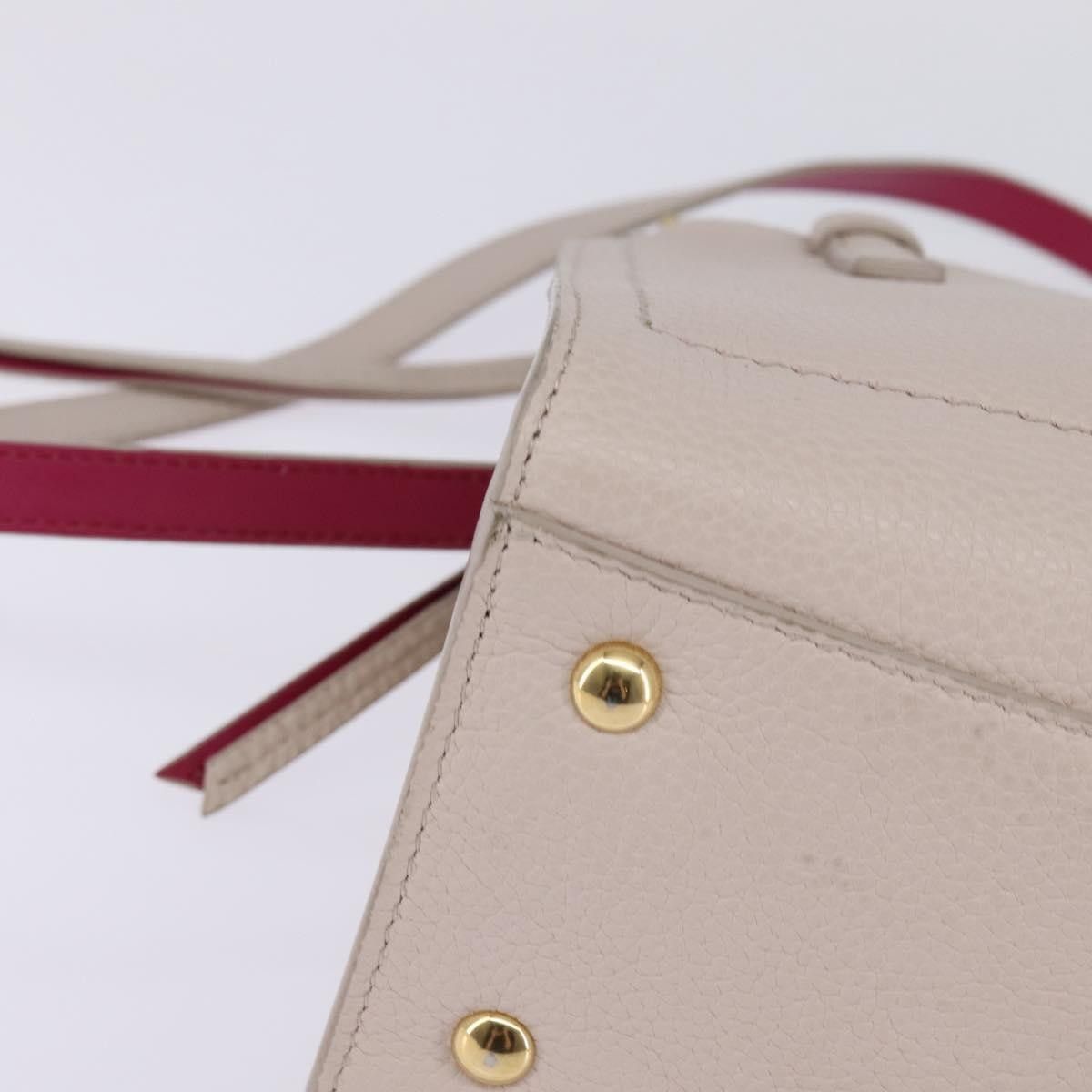Salvatore Ferragamo Salvatore Ferragamo Amy Tote Pebbled Leather Size ONE SIZE - 9 Thumbnail