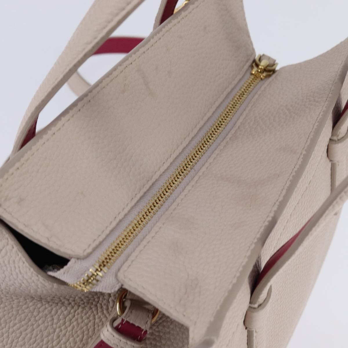 Salvatore Ferragamo Salvatore Ferragamo Amy Tote Pebbled Leather Size ONE SIZE - 19 Thumbnail