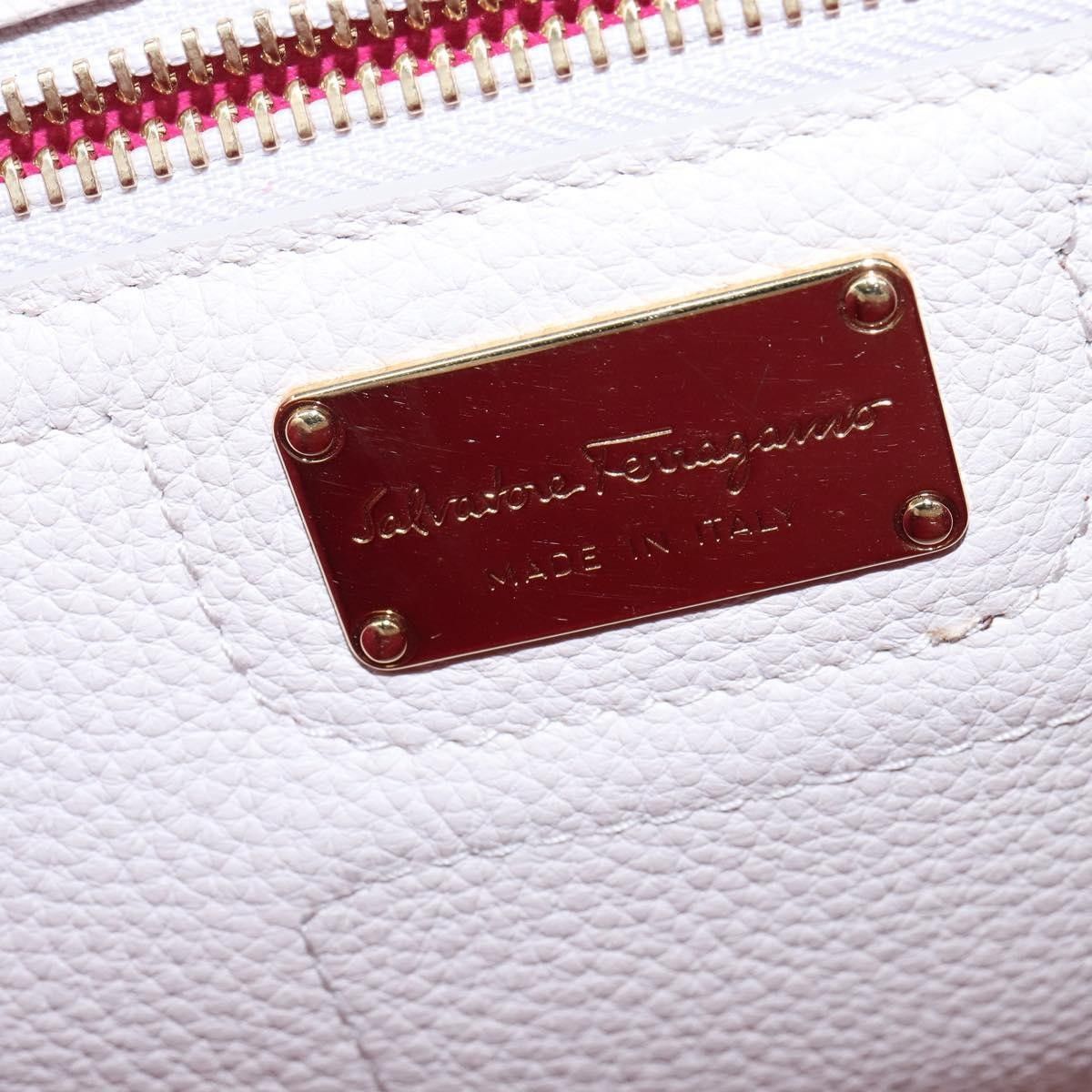 Salvatore Ferragamo Salvatore Ferragamo Amy Tote Pebbled Leather Size ONE SIZE - 6 Thumbnail