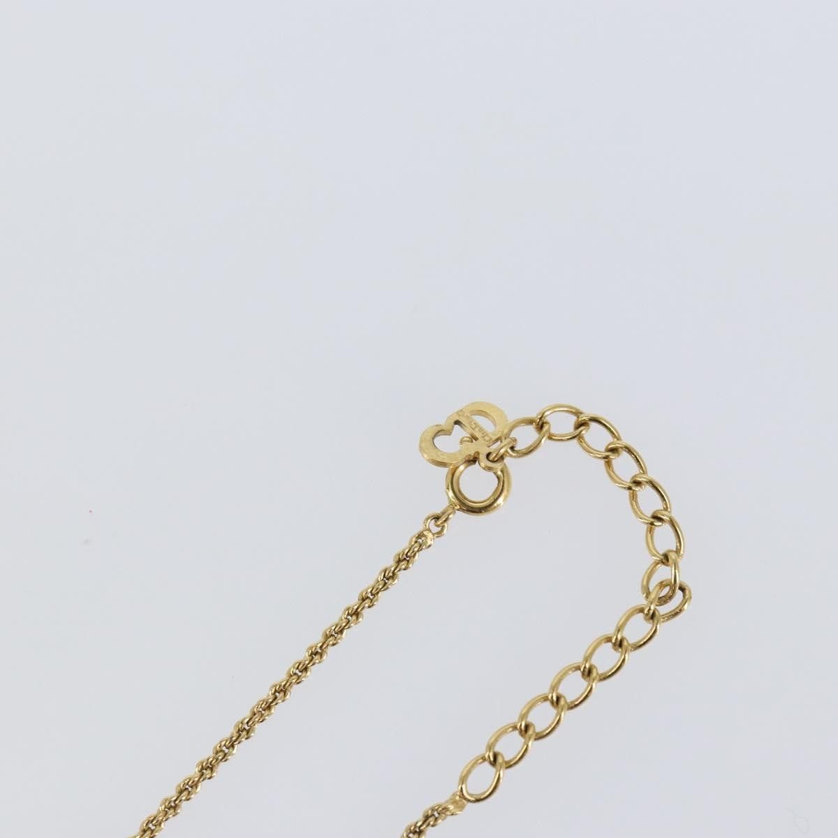Dior Christian Dior Vintage Logo Round Pendant Necklace Metal Size ONE SIZE - 8 Thumbnail