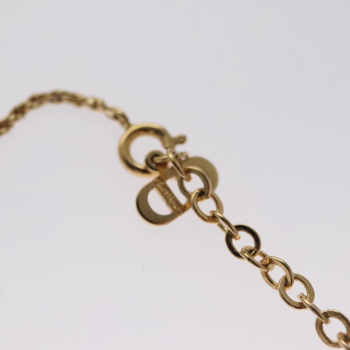 Dior Christian Dior CD Pendant Necklace Metal and Crystals Size ONE SIZE - 10 Thumbnail
