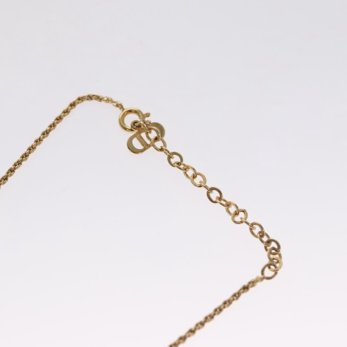 Dior Christian Dior CD Pendant Necklace Metal and Crystals Size ONE SIZE - 9 Thumbnail