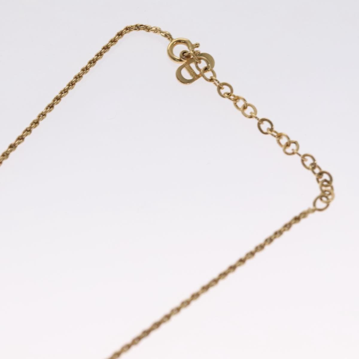 Dior Christian Dior CD Pendant Necklace Metal and Crystals Size ONE SIZE - 5 Thumbnail