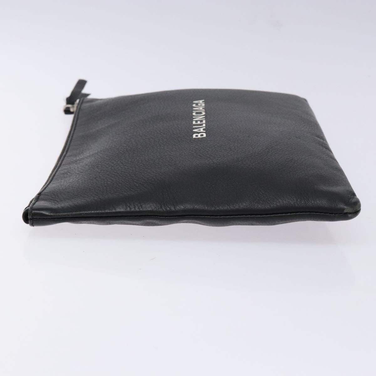 Balenciaga Balenciaga Everyday Logo Pouch Printed Leather Size ONE SIZE - 4 Thumbnail