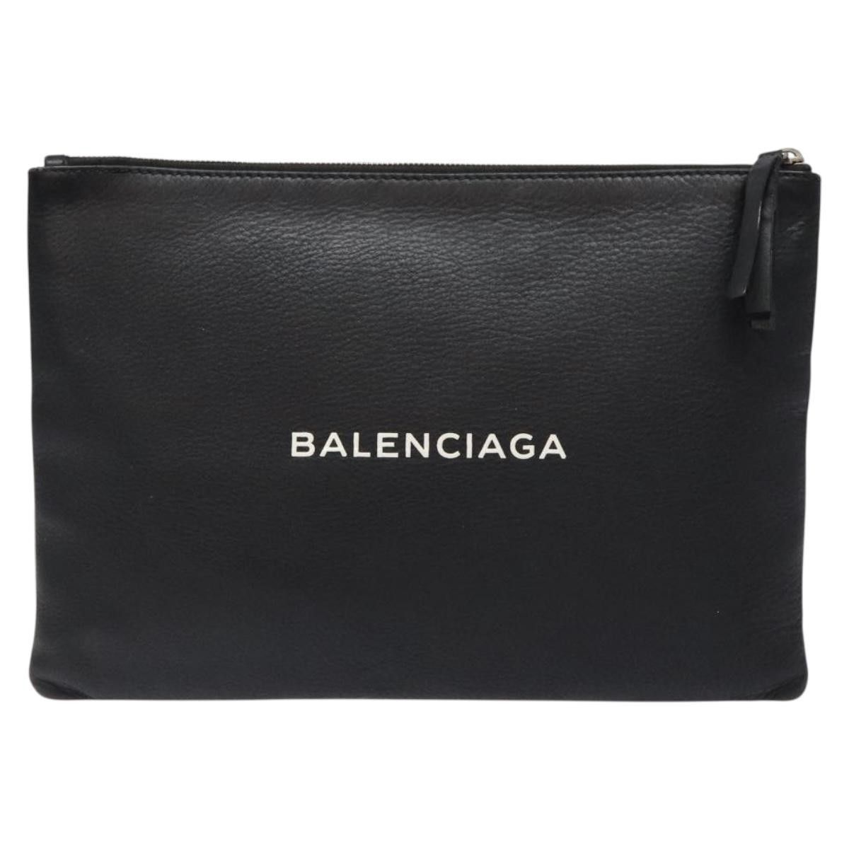 Balenciaga Balenciaga Everyday Logo Pouch Printed Leather Size ONE SIZE - 16 Thumbnail