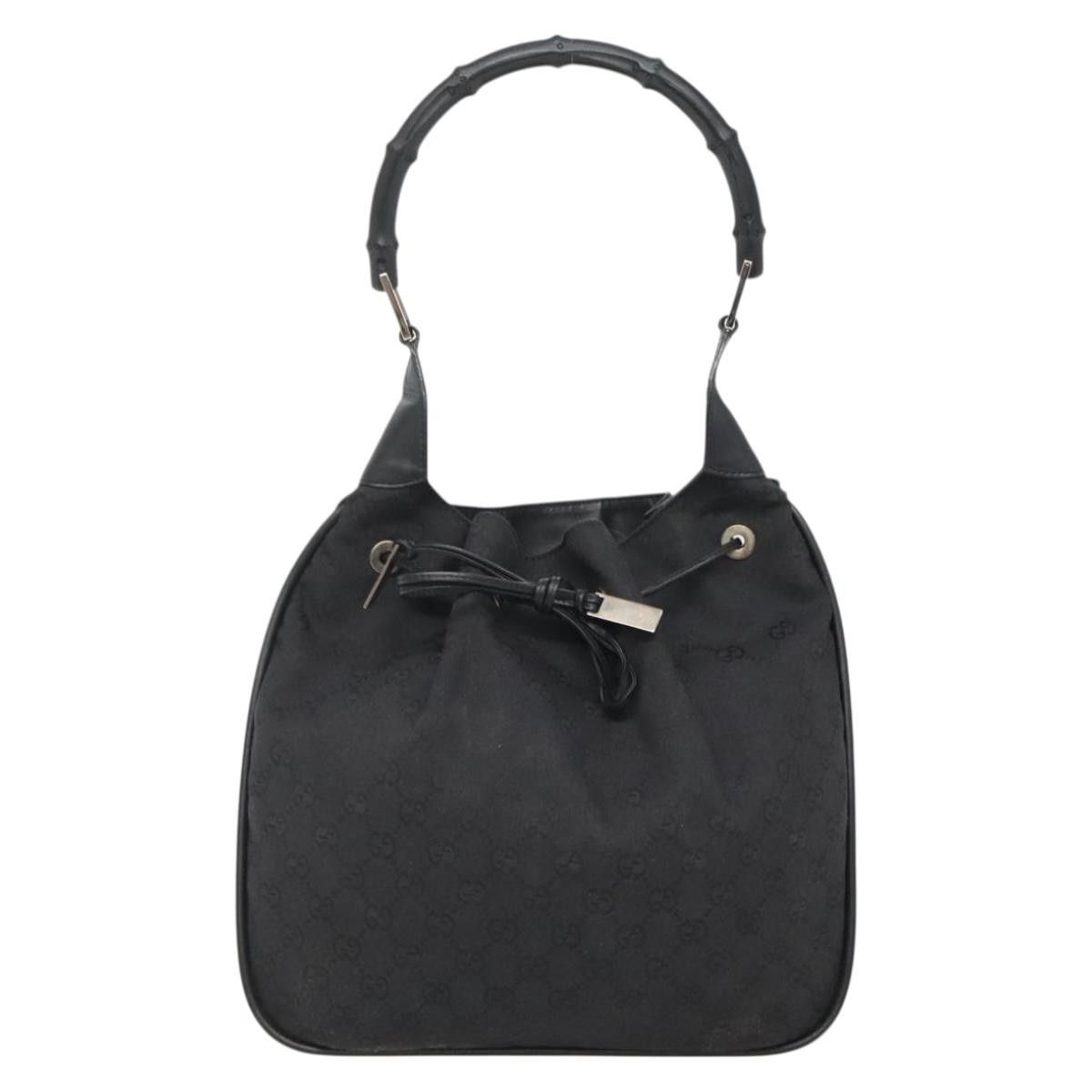 Gucci Gucci Miss Bamboo Bucket Bag GG Canvas Size ONE SIZE - 18 Thumbnail