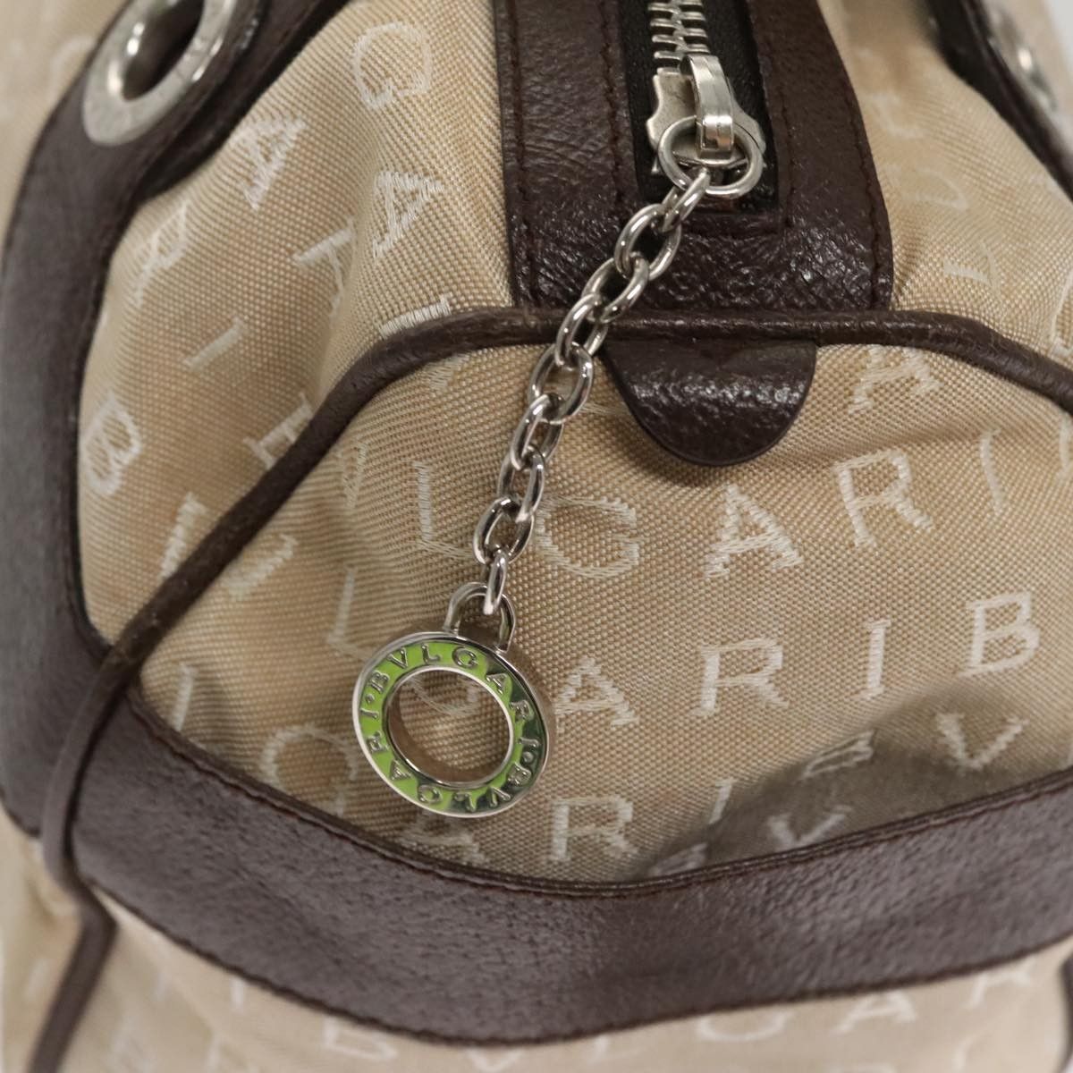 Bvlgari Bvlgari B.Zero1 Logomania Bag Canvas with Leather Size ONE SIZE - 13 Thumbnail
