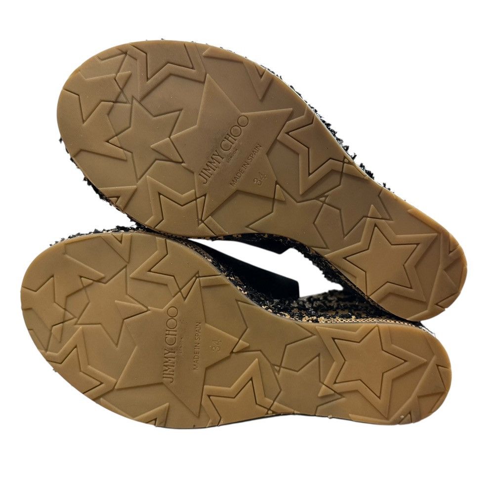 Jimmy Choo Jimmy Choo Jimmy Choo Wedge Sandals Leather Shoes DUTY FREE for USA Size ONE SIZE - 7 Thumbnail
