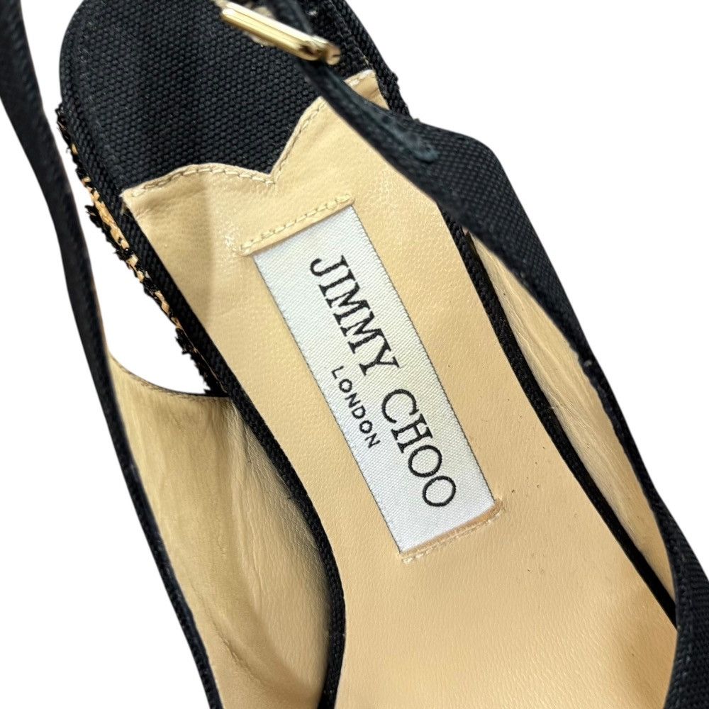 Jimmy Choo Jimmy Choo Jimmy Choo Wedge Sandals Leather Shoes DUTY FREE for USA Size ONE SIZE - 9 Thumbnail