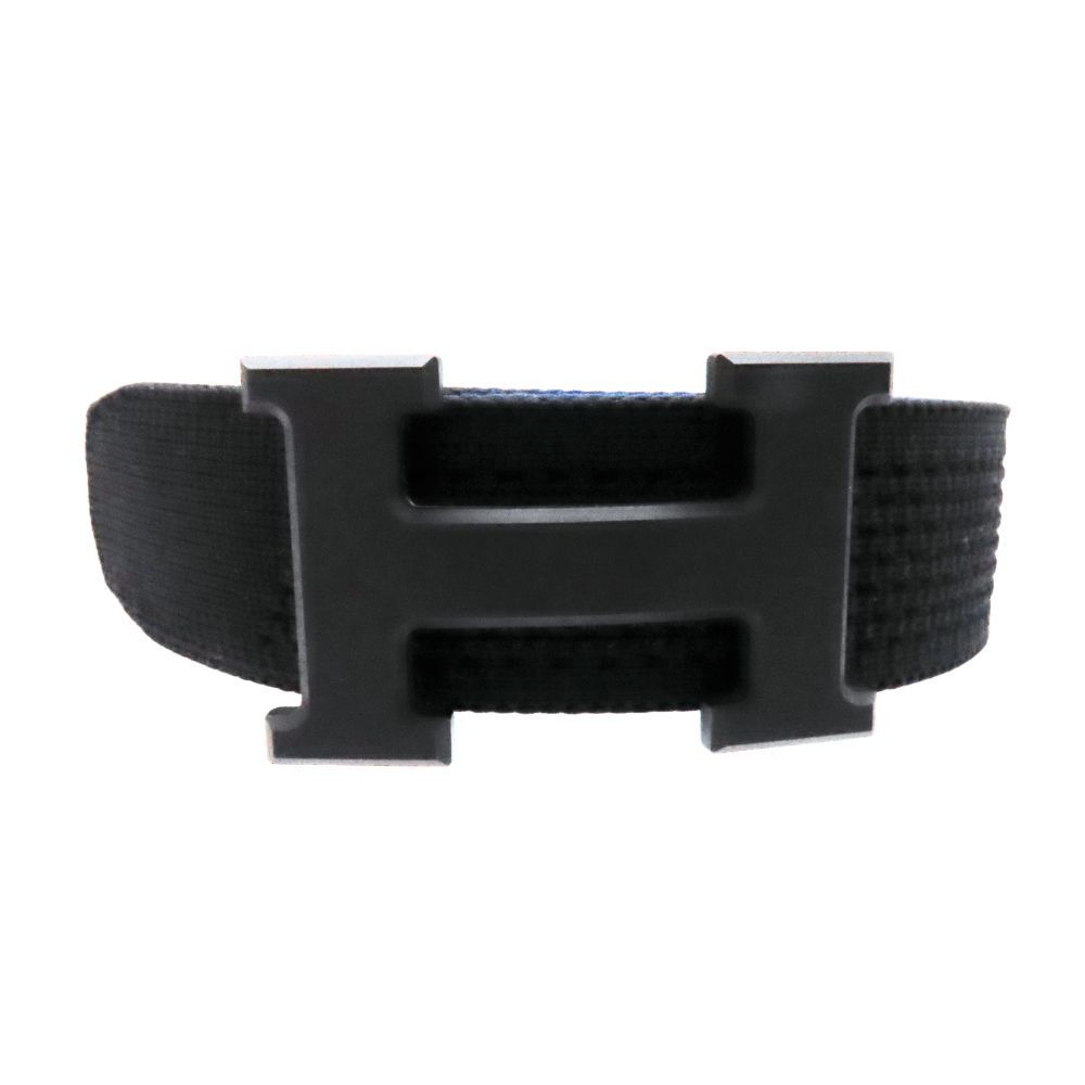 Hermes Hermes Hermes Monochrome Buckle H & Knit Belt Belt Others Belt DUTY FREE for USA Size ONE SIZE - 2 Thumbnail